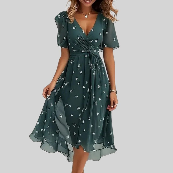 Celeste™ Wrap Midi Dress