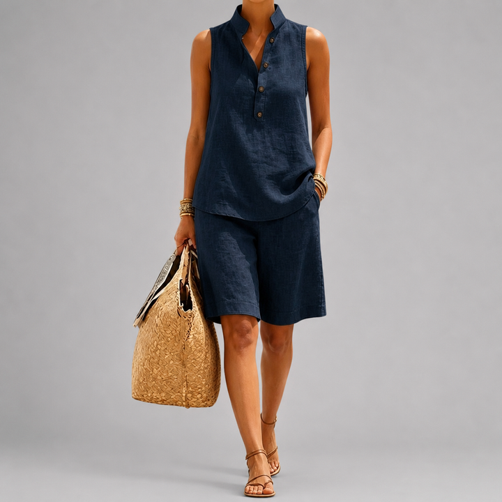 Marina™ Linen-Blend Short Set