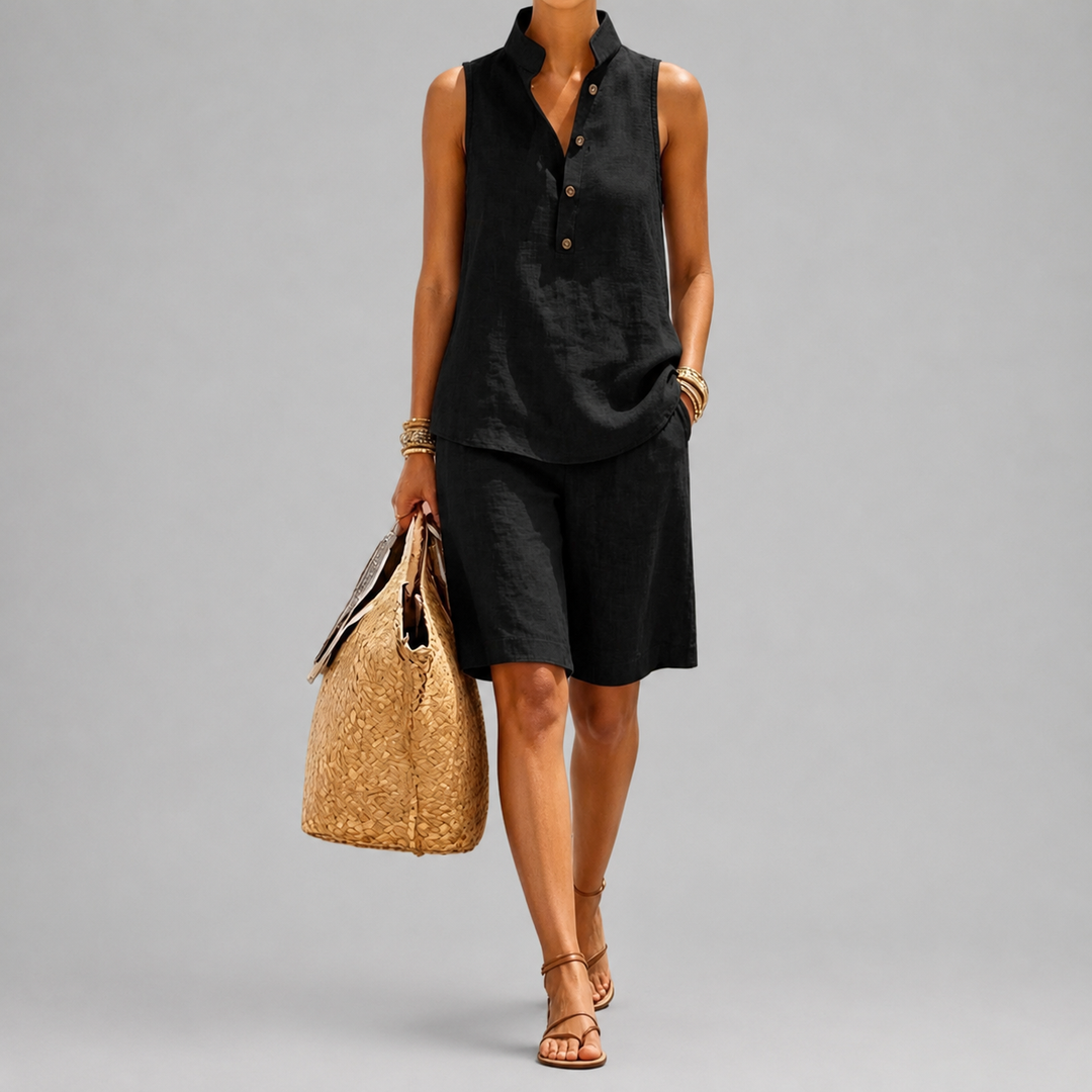 Marina™ Linen-Blend Short Set