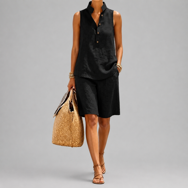 Marina™ Linen-Blend Short Set