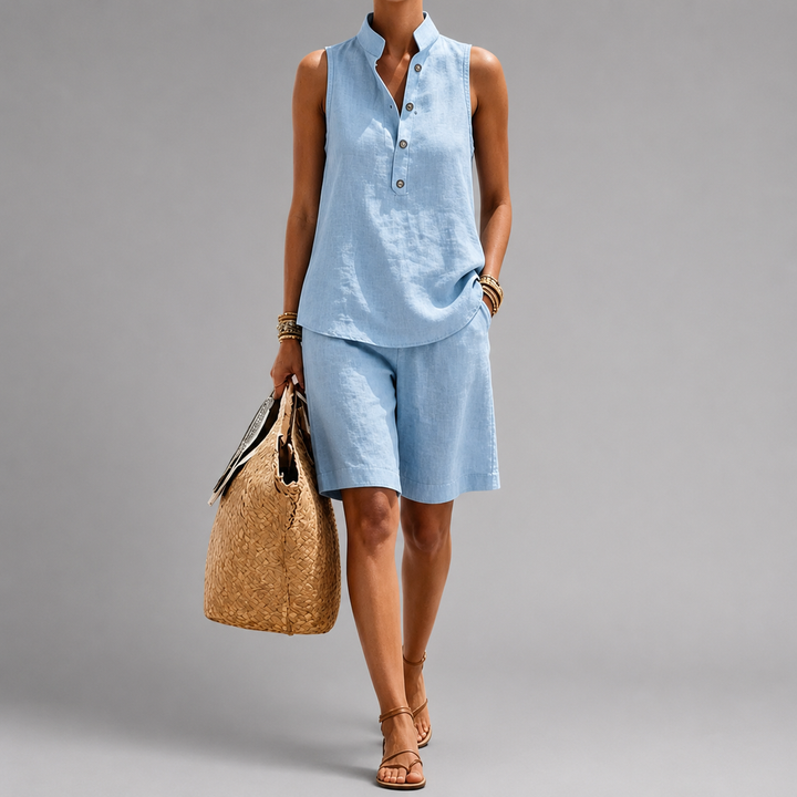 Marina™ Linen-Blend Short Set