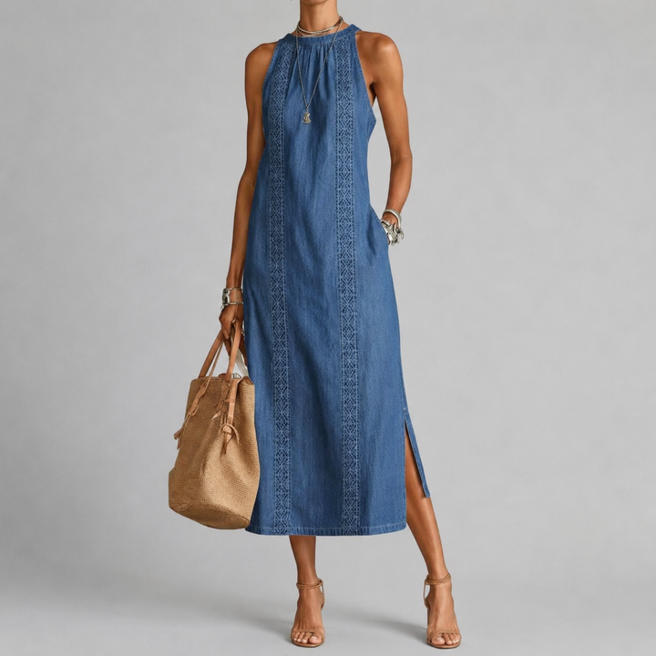 Liora™ Denim Maxi Dress