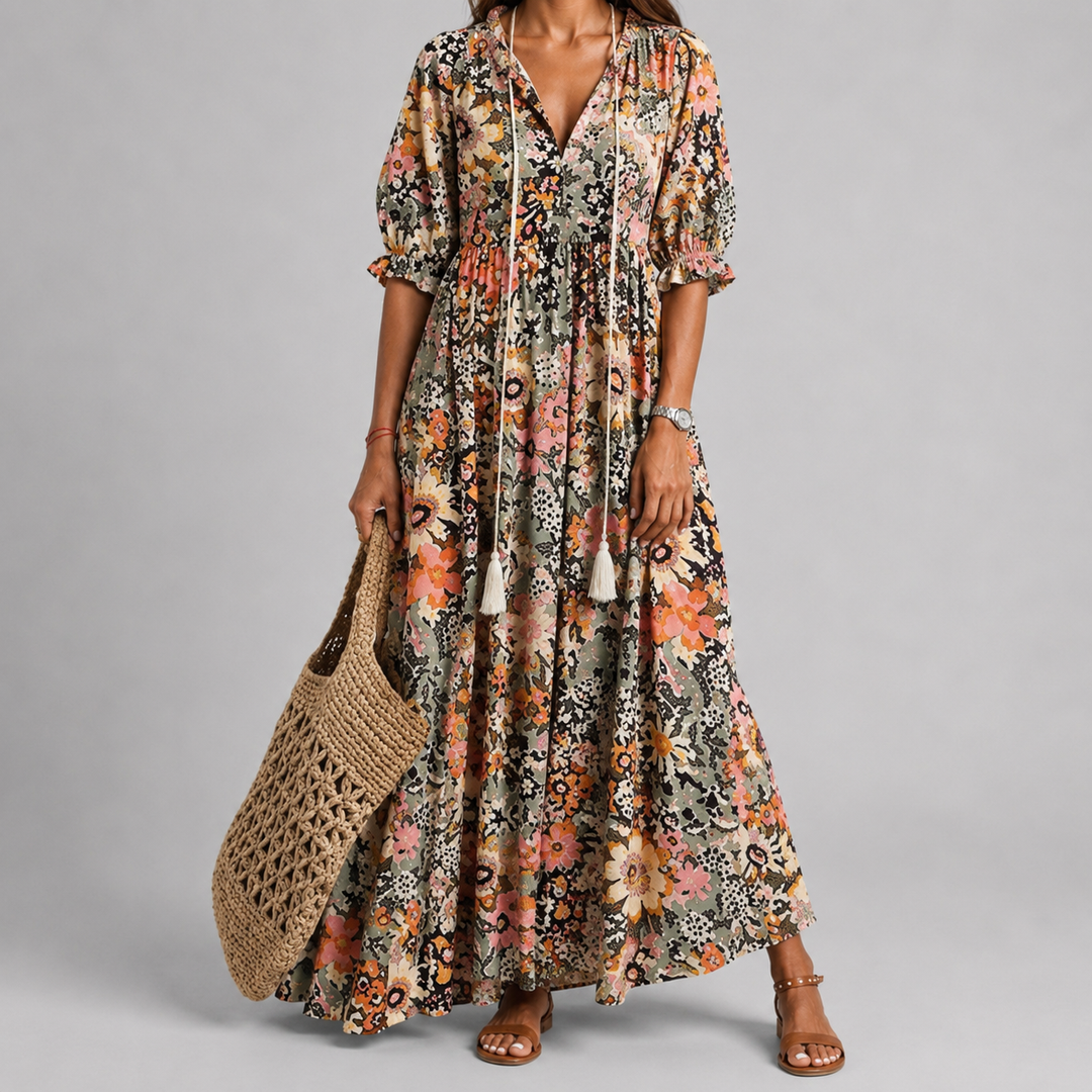 Amara™ Paisley Maxi Dress
