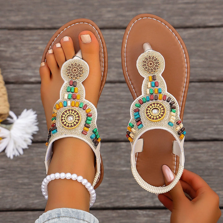 Mirella™ Orthopedic Beaded Sandals