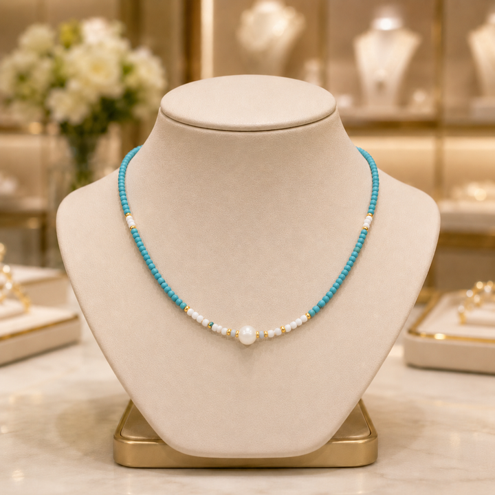 Marina™ Turquoise Pearl Necklace