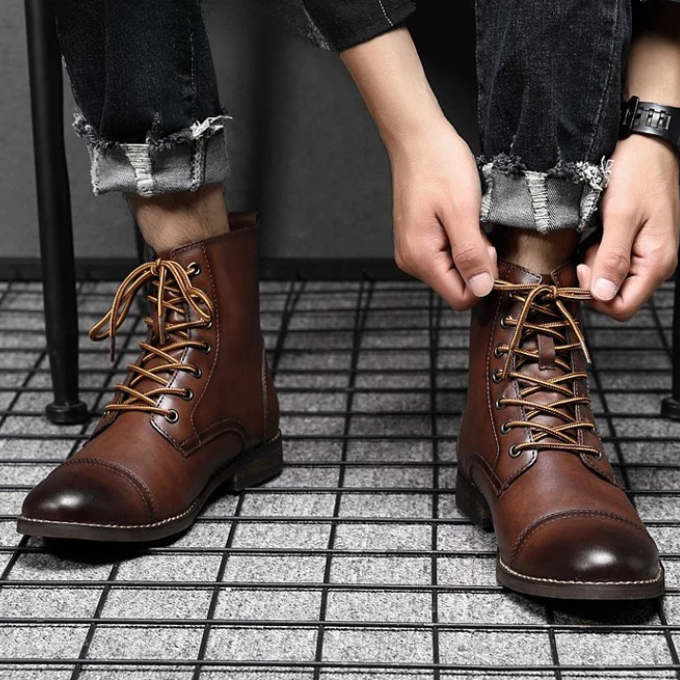 Brentford Vintage Leather Boot