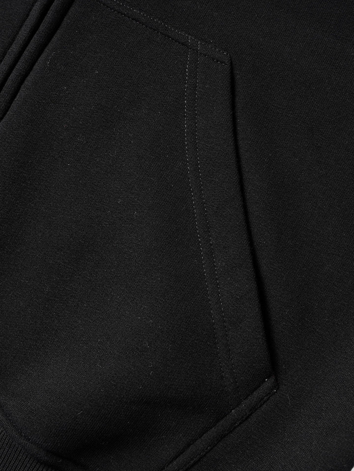 Faux Fur Trim Zip Hoodie