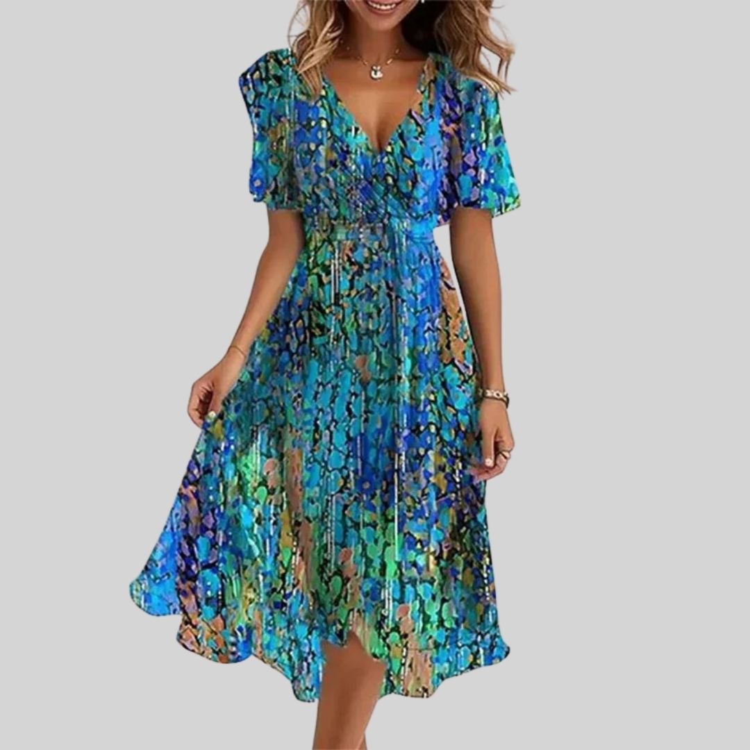 Celeste™ Wrap Midi Dress