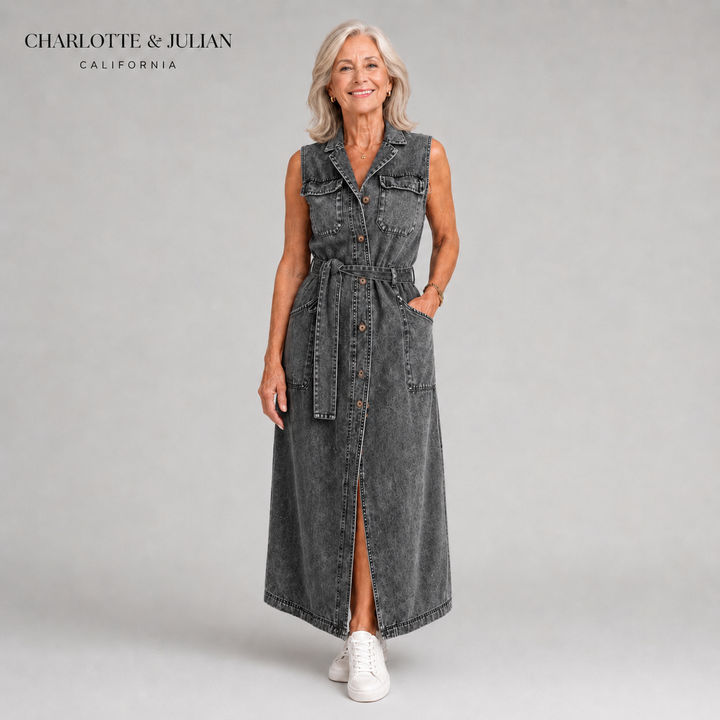 Vivienne™ Denim Maxi Dress
