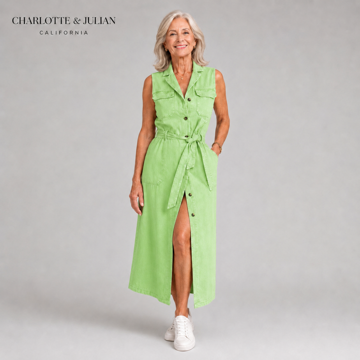 Vivienne™ Denim Maxi Dress