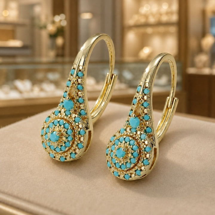 Azura™ Turquoise Hoop Earrings
