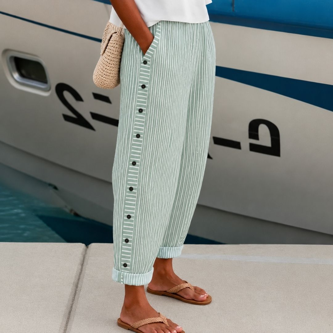 Arden™ Striped Linen Pants