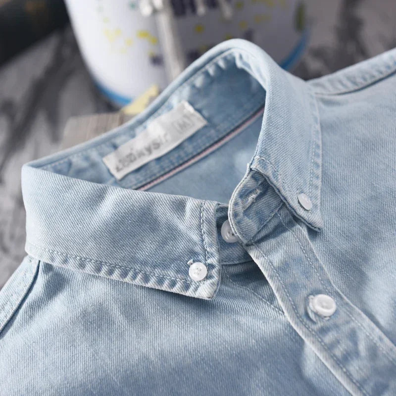 Kingsley™ Cotton Denim Button-Down
