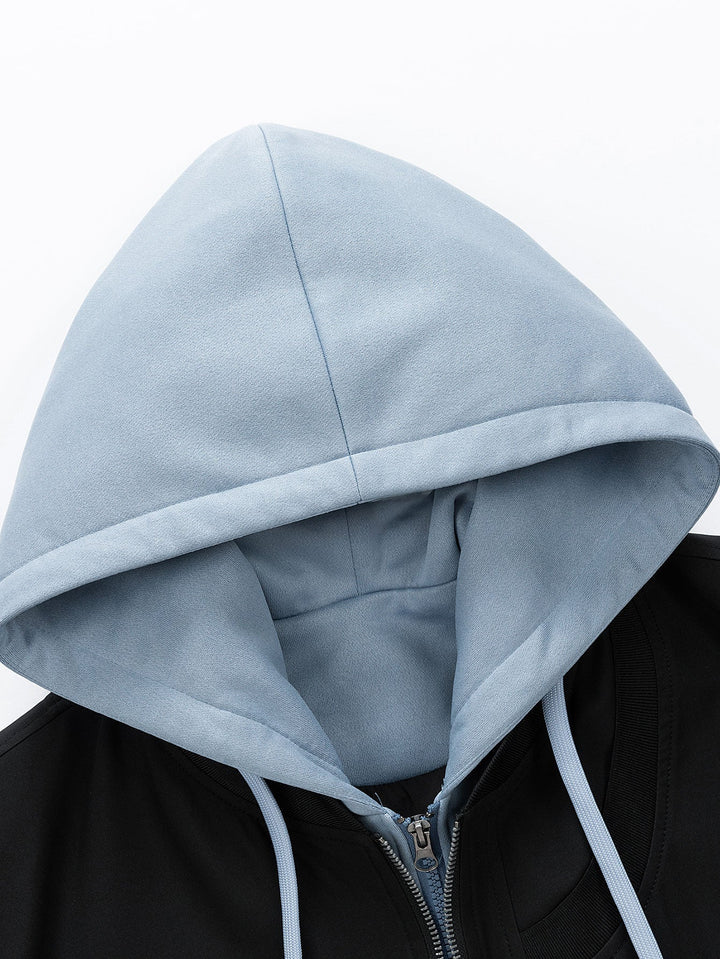 2 In 1 Hooded Bomber Jacket