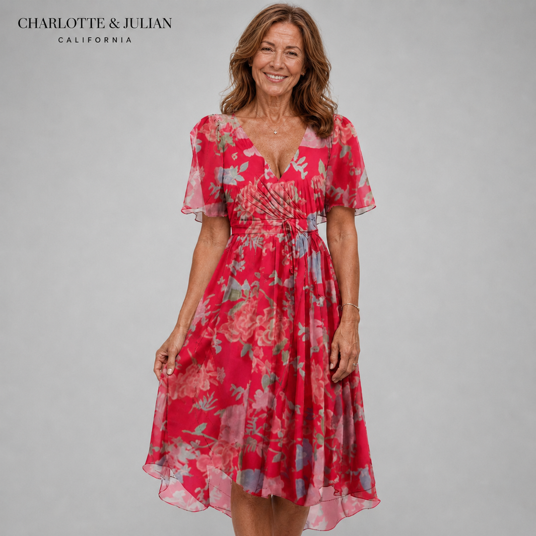 Celeste™ Wrap Midi Dress