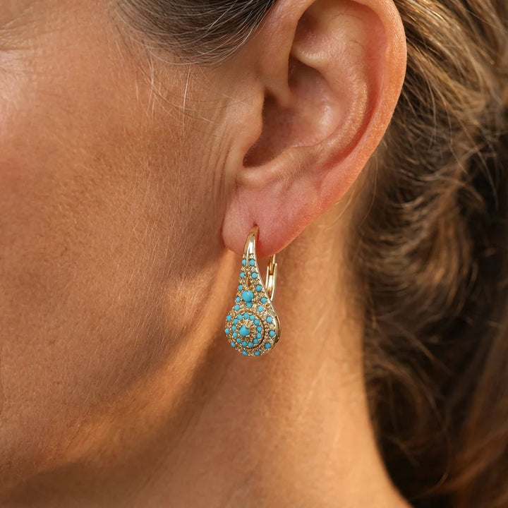 Azura™ Turquoise Hoop Earrings