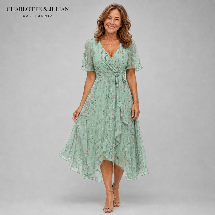Celeste™ Wrap Midi Dress