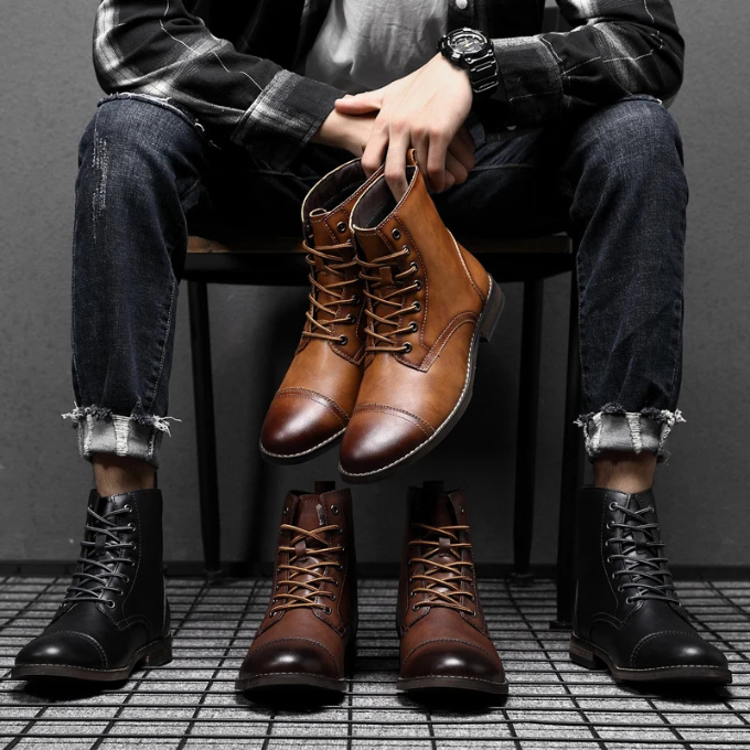 Brentford Vintage Leather Boot