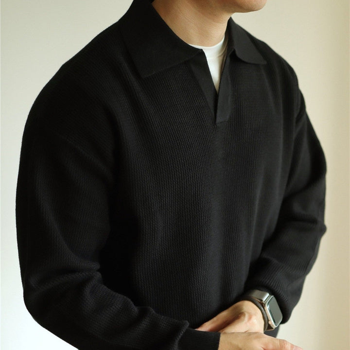 Aldridge Knit Polo Sweater