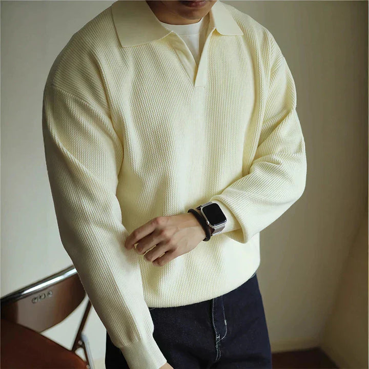 Aldridge Knit Polo Sweater