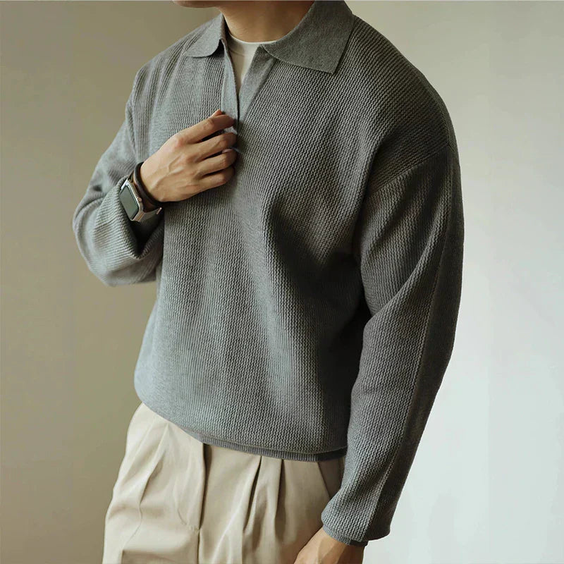 Aldridge Knit Polo Sweater