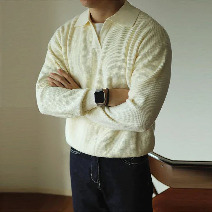 Aldridge Knit Polo Sweater