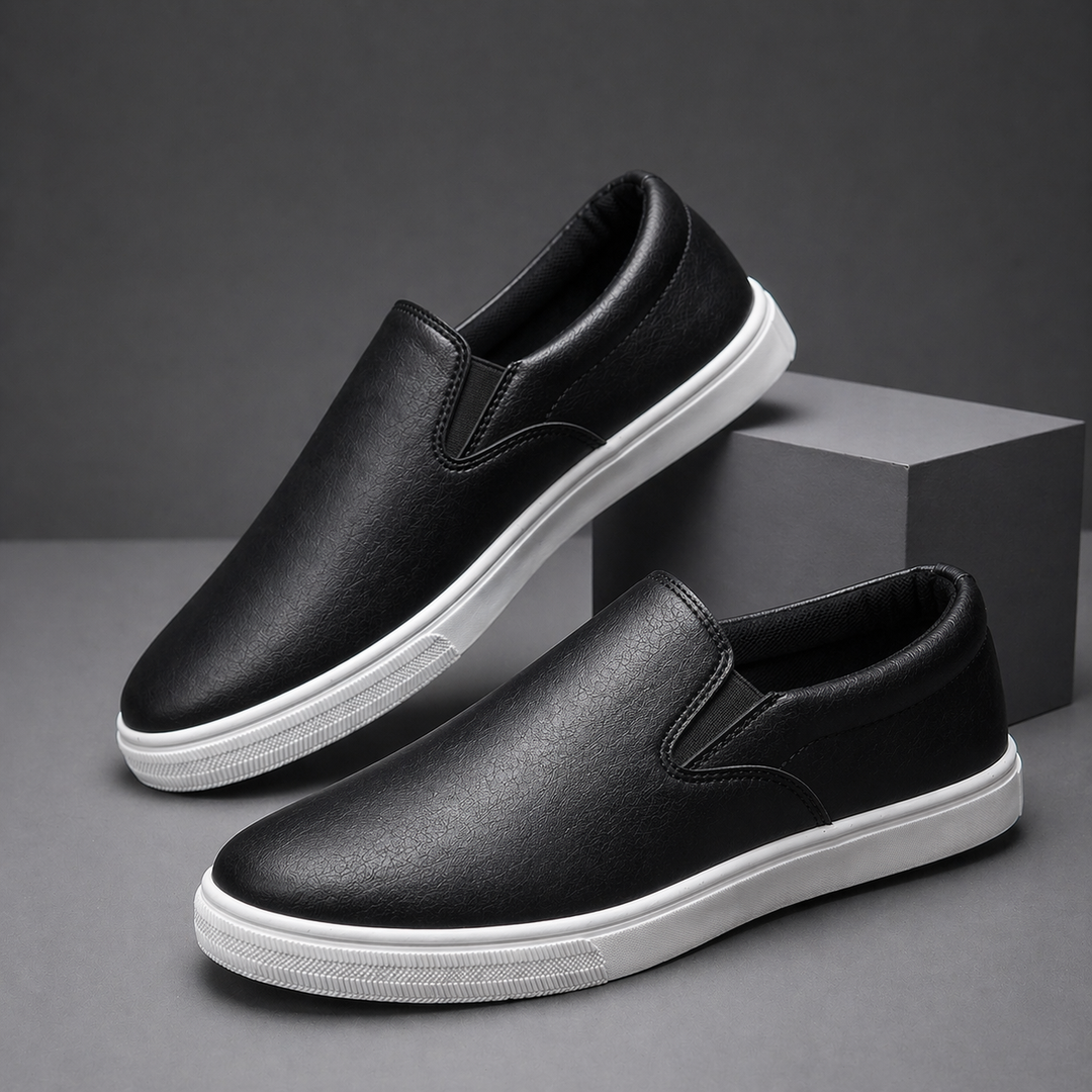 Ellis Leather Slip-Ons