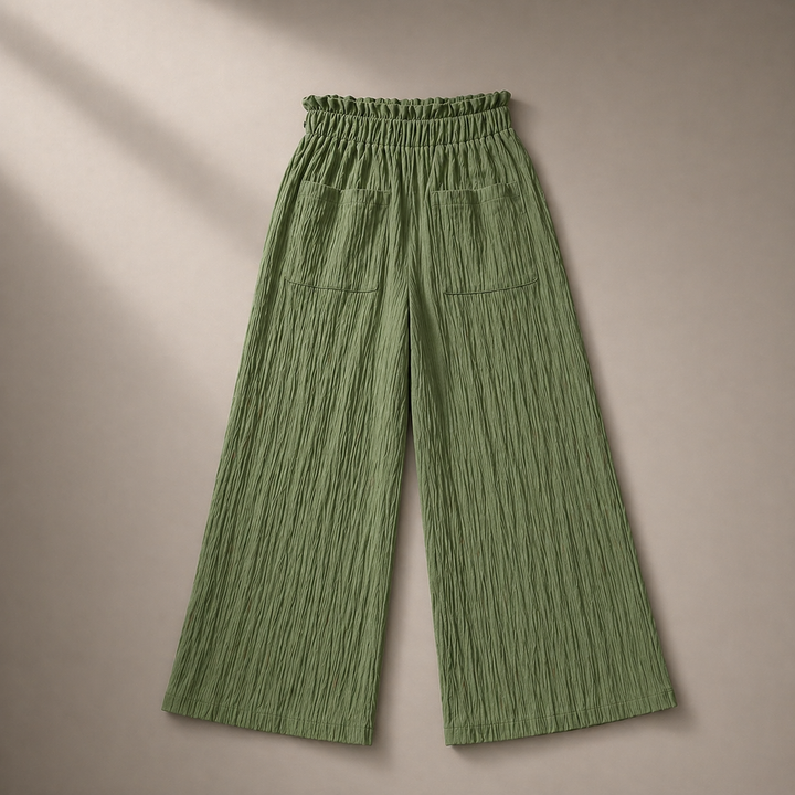 Alora Textured Wide Leg Pants
