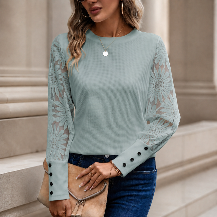Hadley™ Lace-Stitched Top
