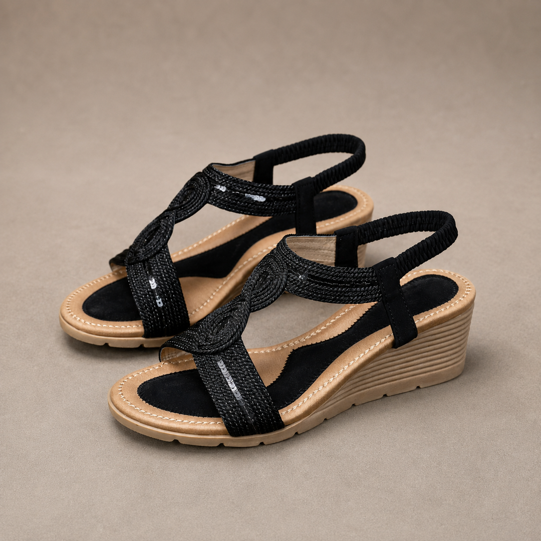 Marlowe™ Orthopedic-Style Bohemian Wedge Sandals