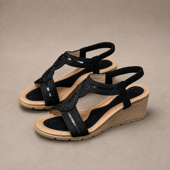 Marlowe™ Orthopedic-Style Bohemian Wedge Sandals