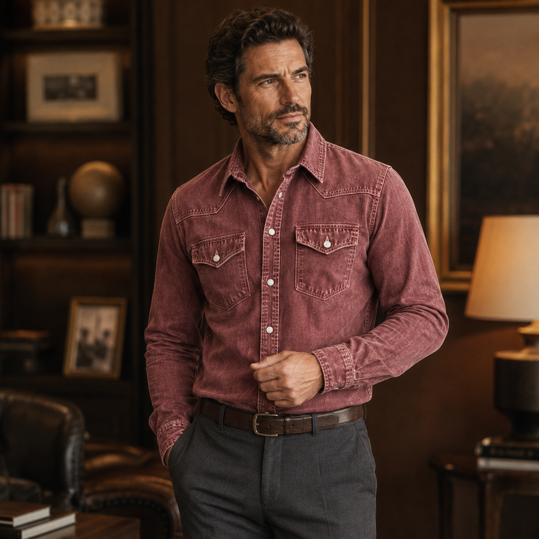 Hudson™ Vintage Western Denim Shirt