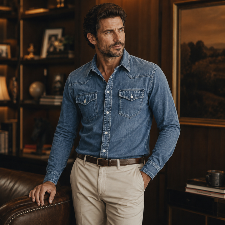 Hudson™ Vintage Western Denim Shirt