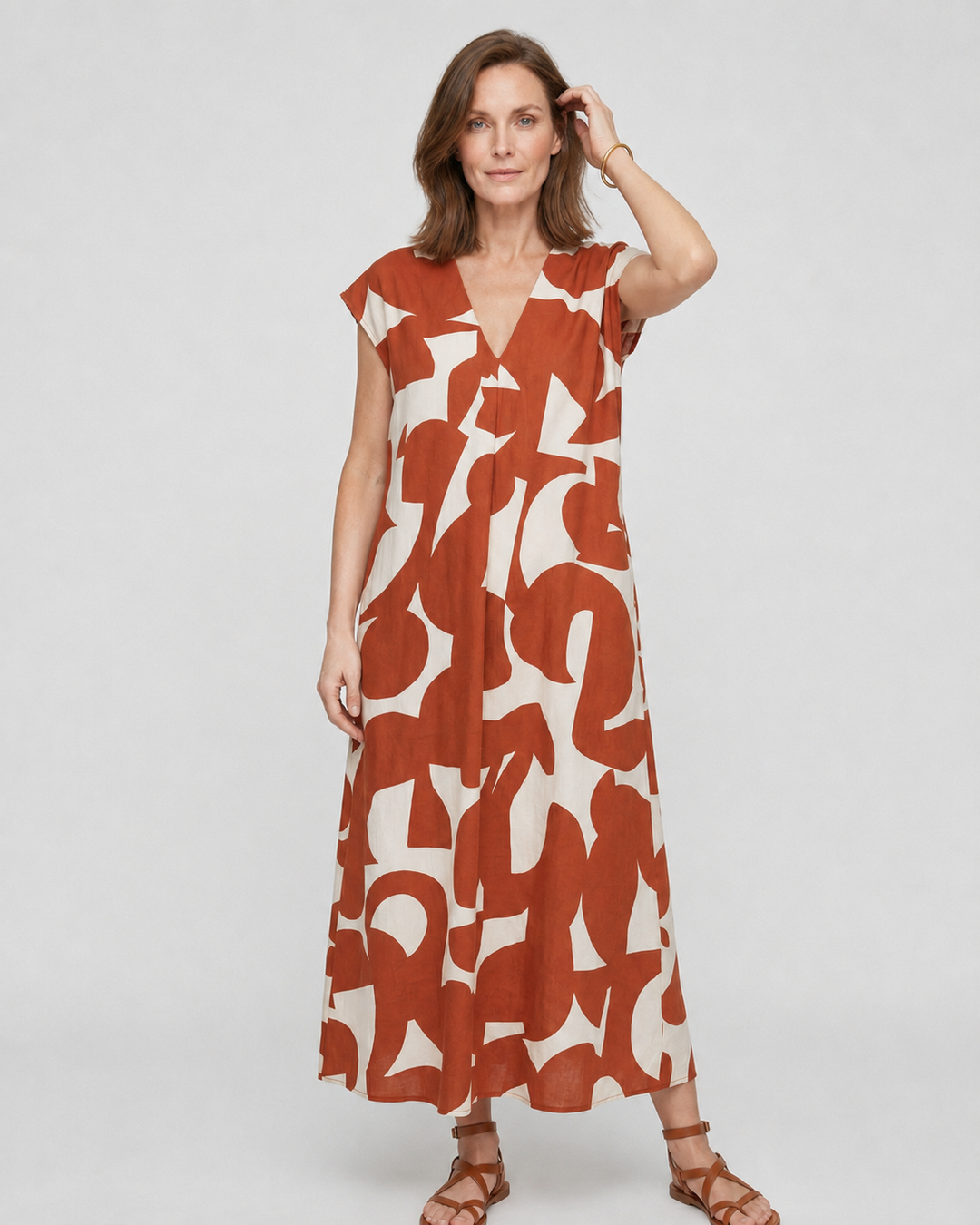Windsor™ Printed Maxi Dress