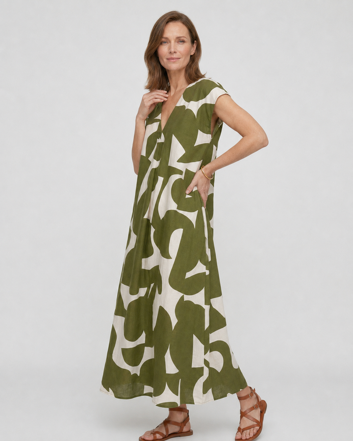 Windsor™ Printed Maxi Dress