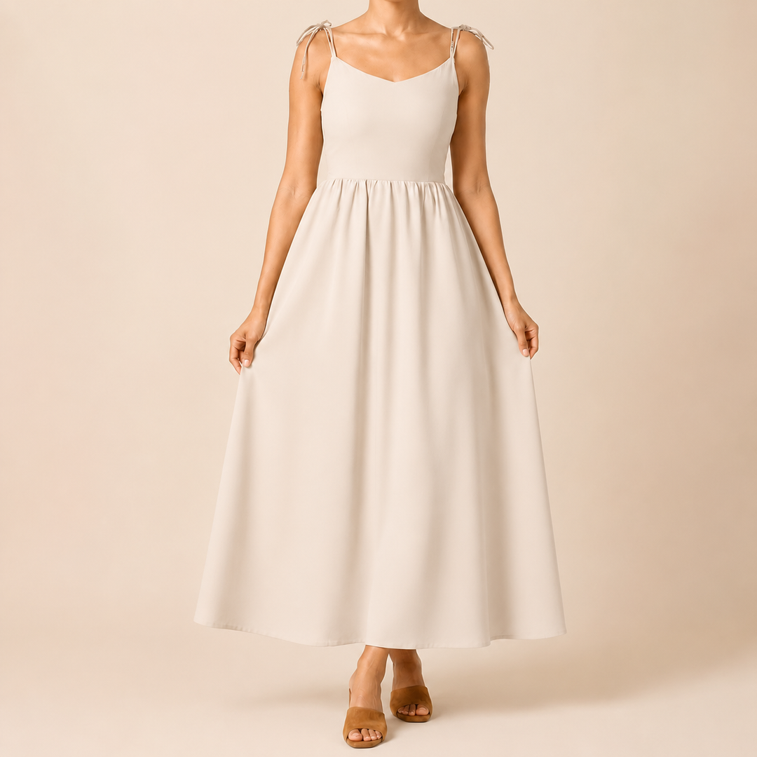 Lunelle™ Tie-Strap Maxi Dress