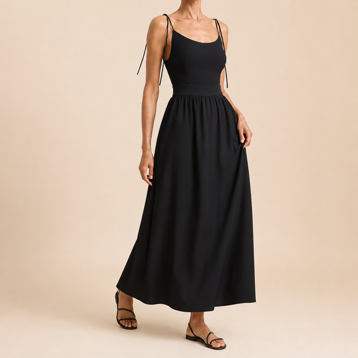 Lunelle™ Tie-Strap Maxi Dress