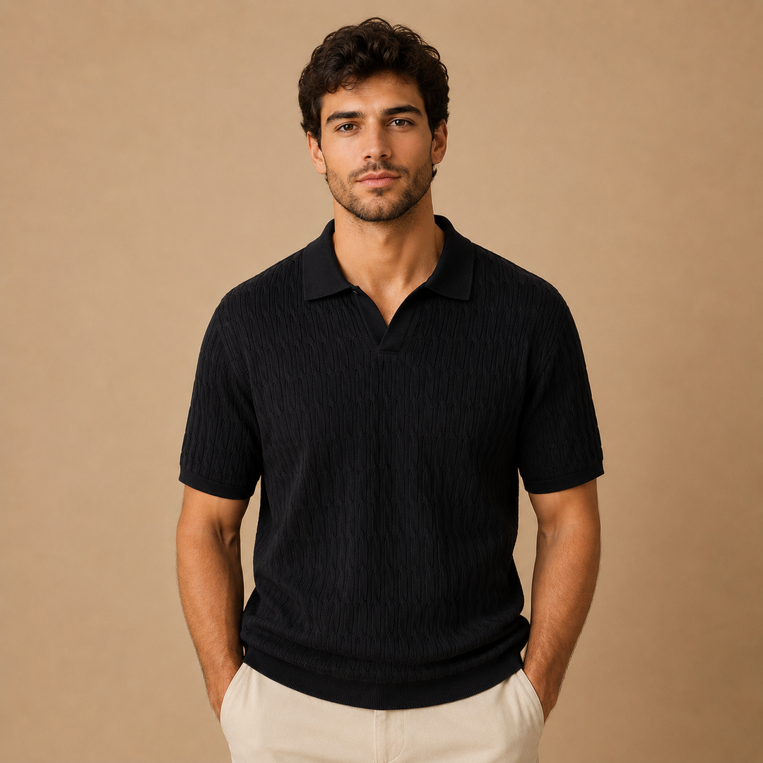 Aurelio Slim Fit Knit Polo