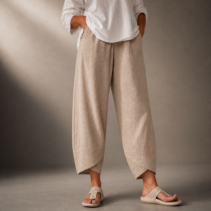 Aveline Linen Wide Leg Pants