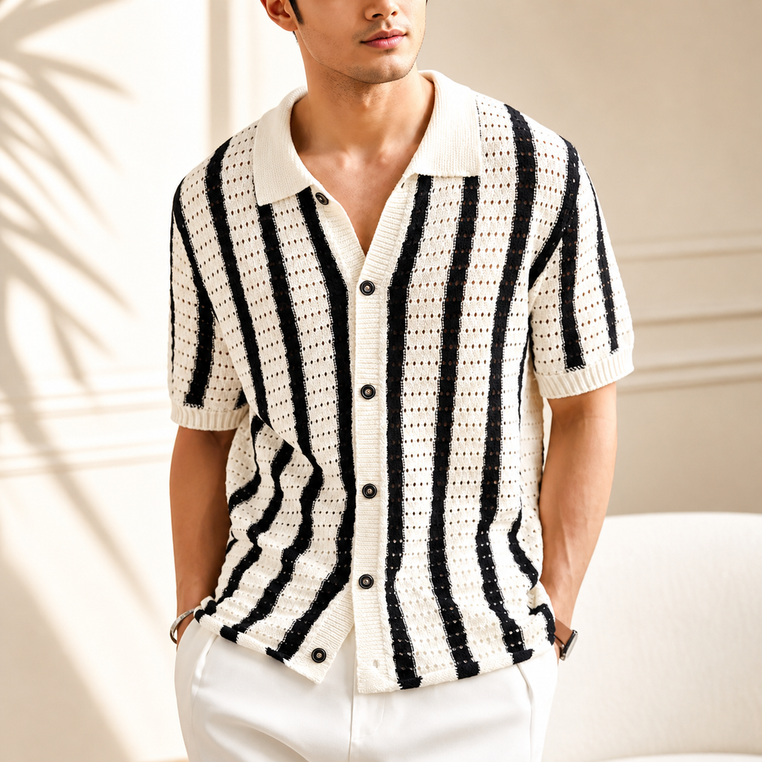 Alain Knit Polo Shirt