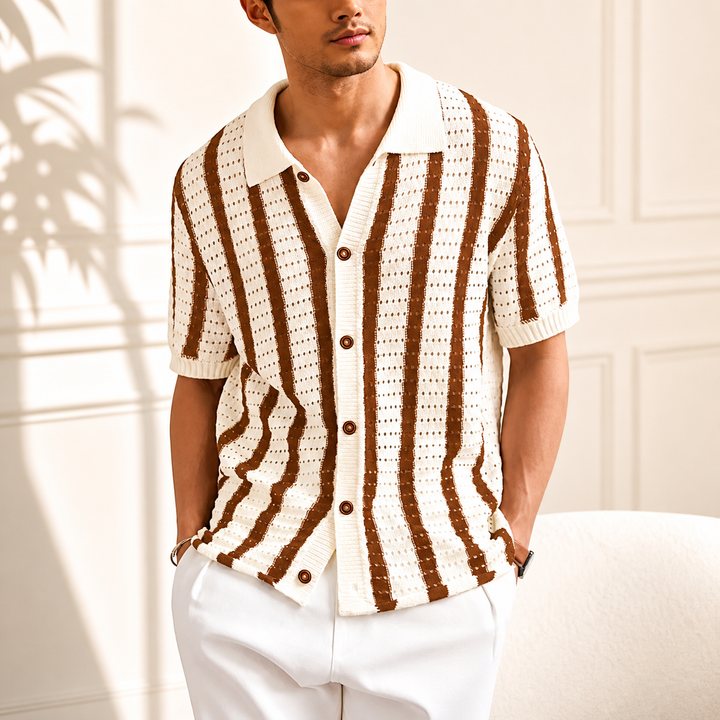 Alain Knit Polo Shirt