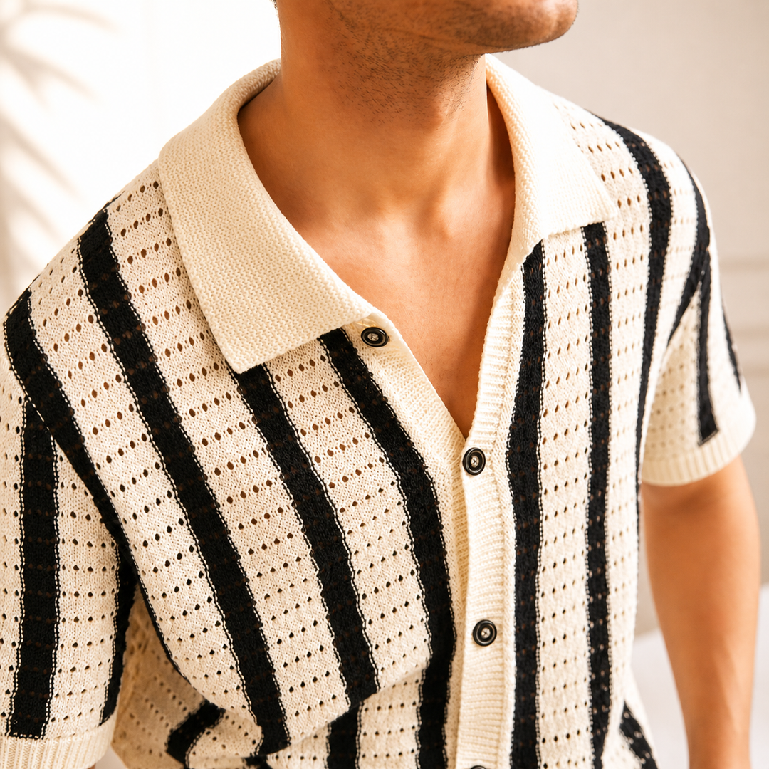Alain Knit Polo Shirt