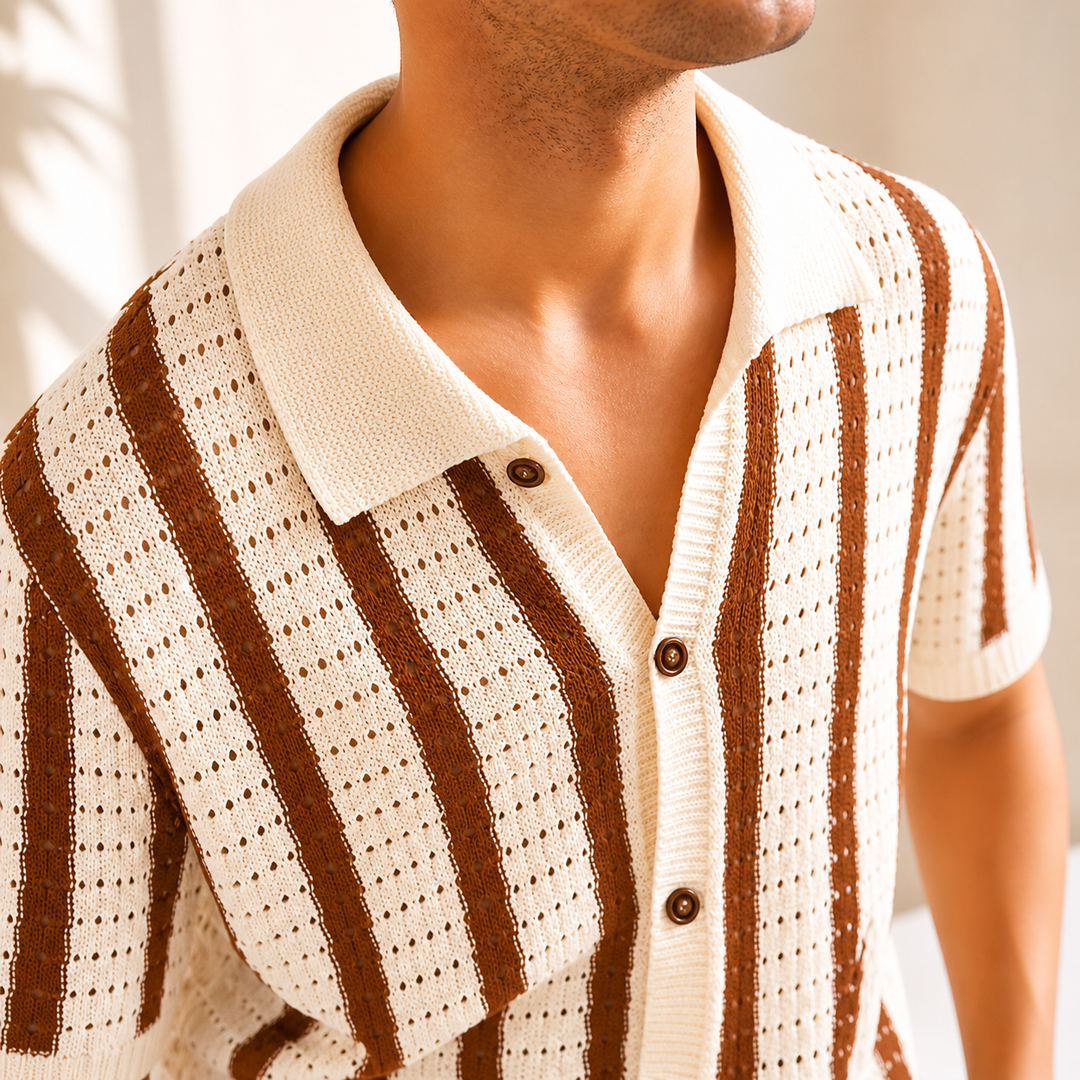 Alain Knit Polo Shirt