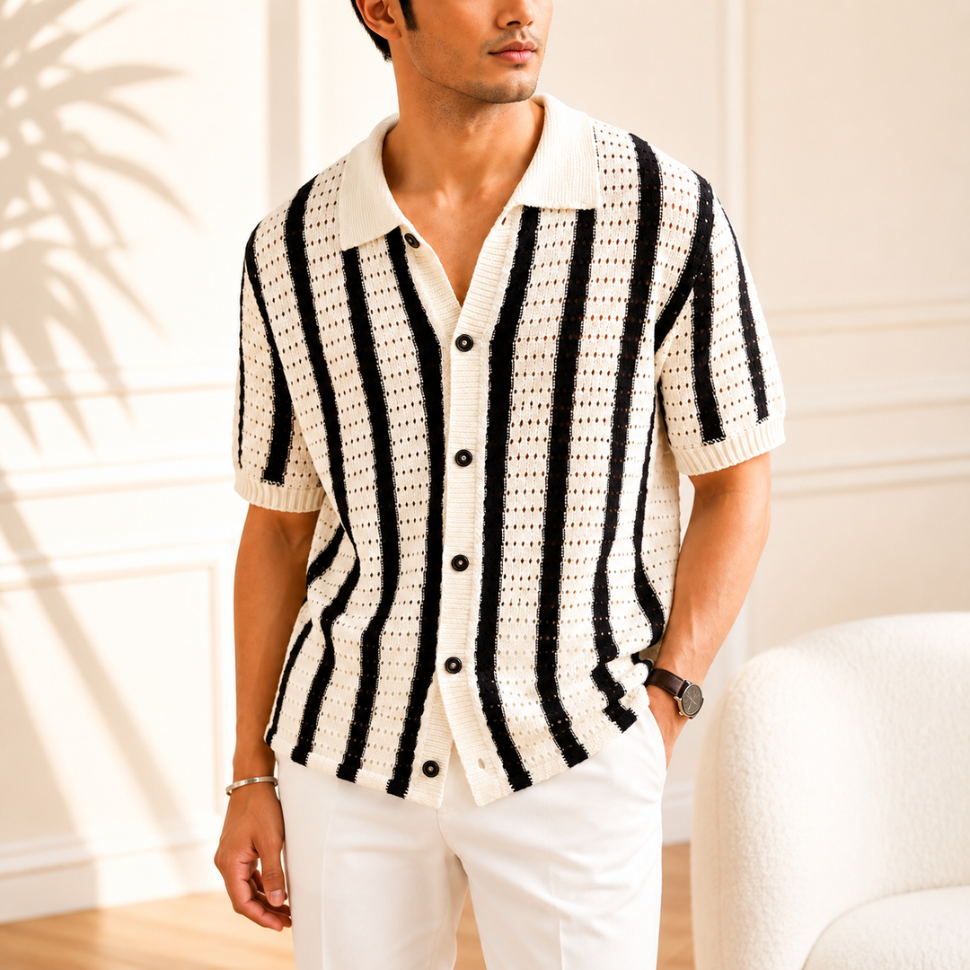 Alain Knit Polo Shirt