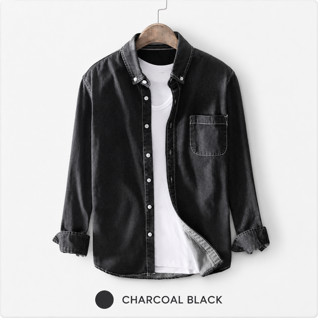 Kingsley™ Cotton Denim Button-Down