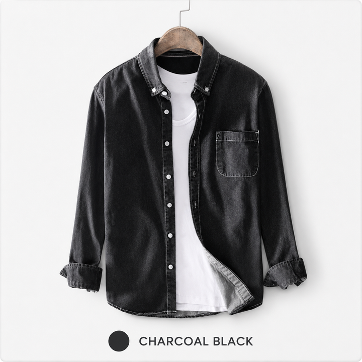 Kingsley™ Cotton Denim Button-Down
