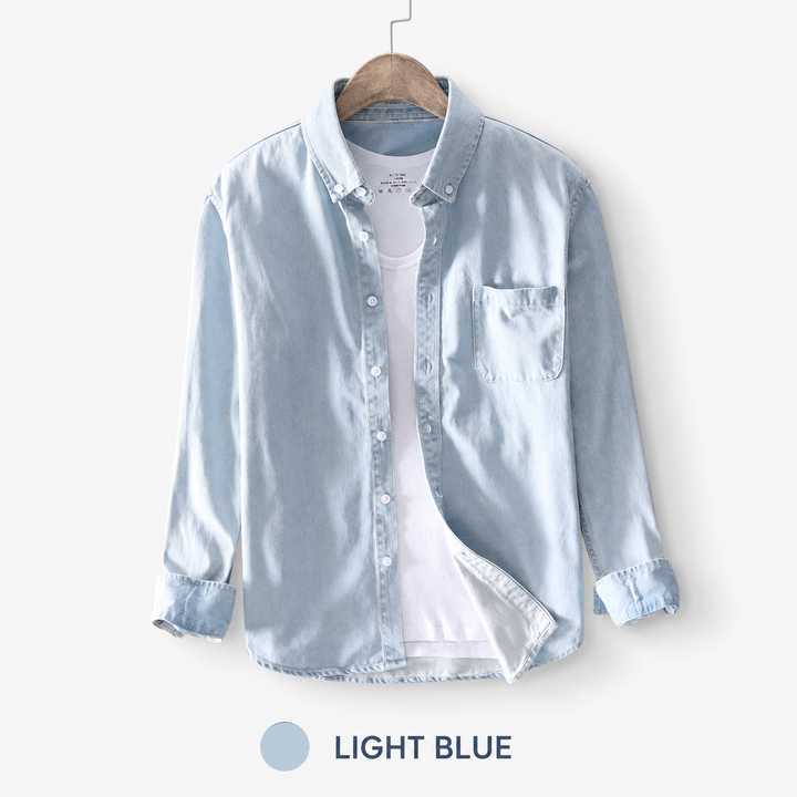 Kingsley™ Cotton Denim Button-Down