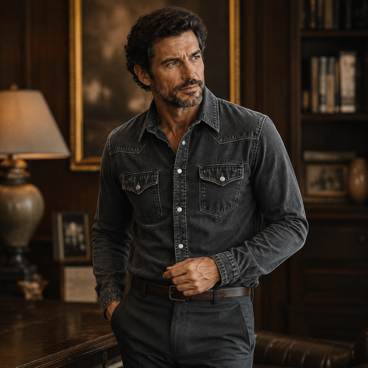 Hudson™ Vintage Western Denim Shirt