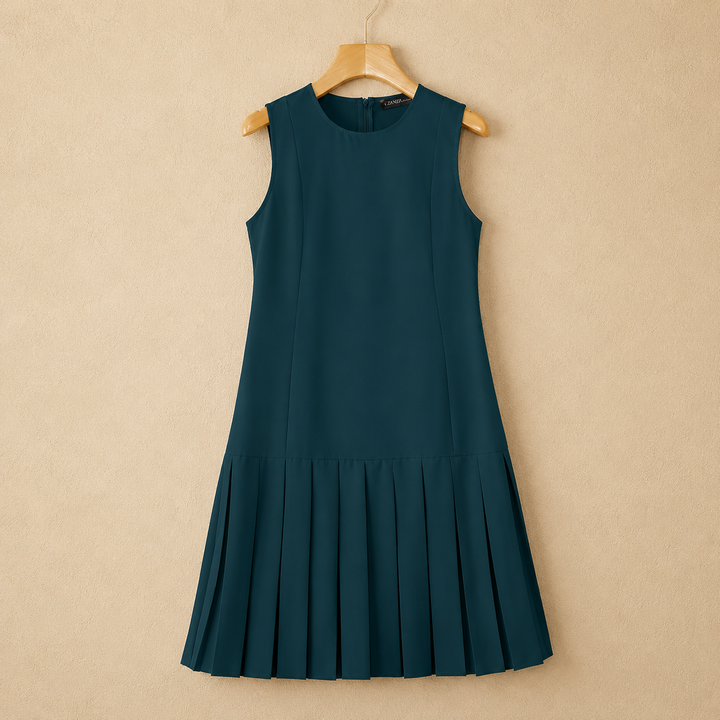 Aveline Pleated Midi Dress