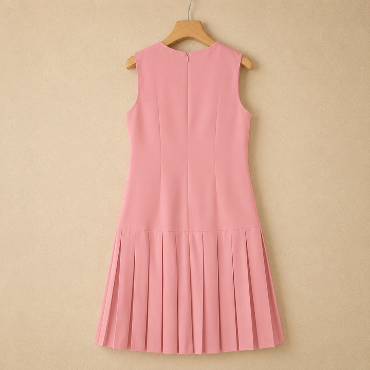 Aveline Pleated Midi Dress